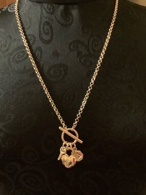 J Crew 30 inch Gold Charm Necklace